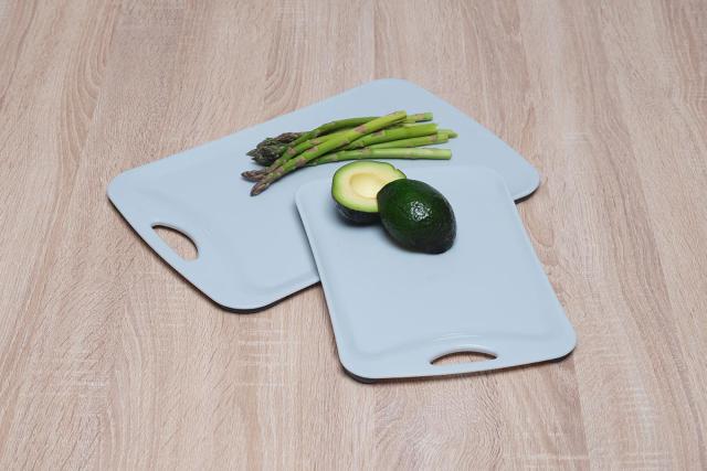Planches à découper Gris, 2 pcs Kitchen